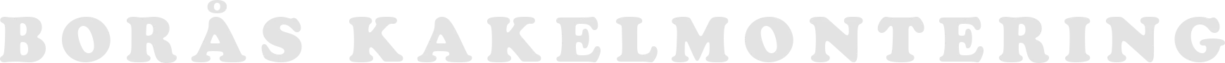 Logotype Borås Kakelmontering